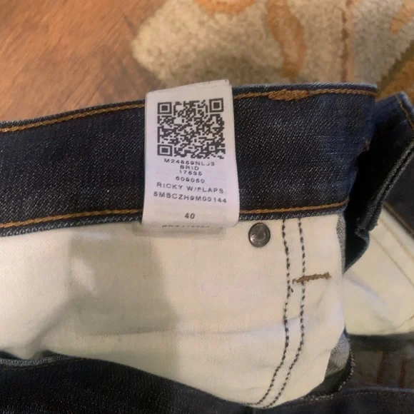 True religion, Ricky, mud, splash, jeans, dark blue, relaxed straight - Picture 6 of 16